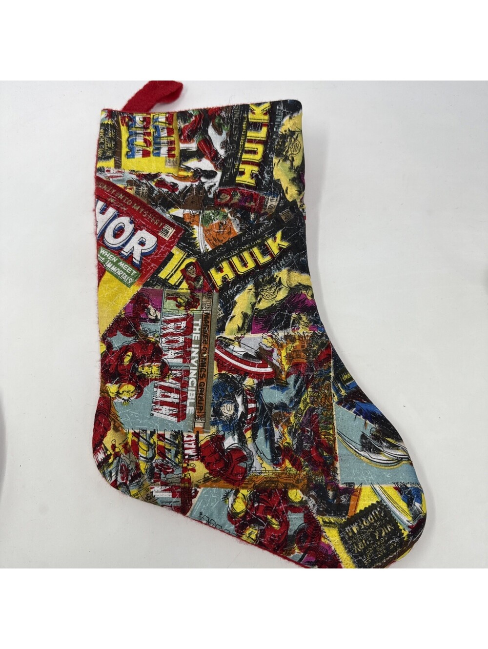 Marvel Avengers Christmas Stockings Handmade